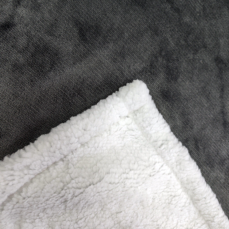 Dame Kosegenser Poncho i myk fleece Skanto