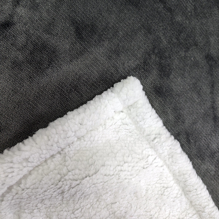 Dame Kosegenser Poncho i myk fleece Skanto