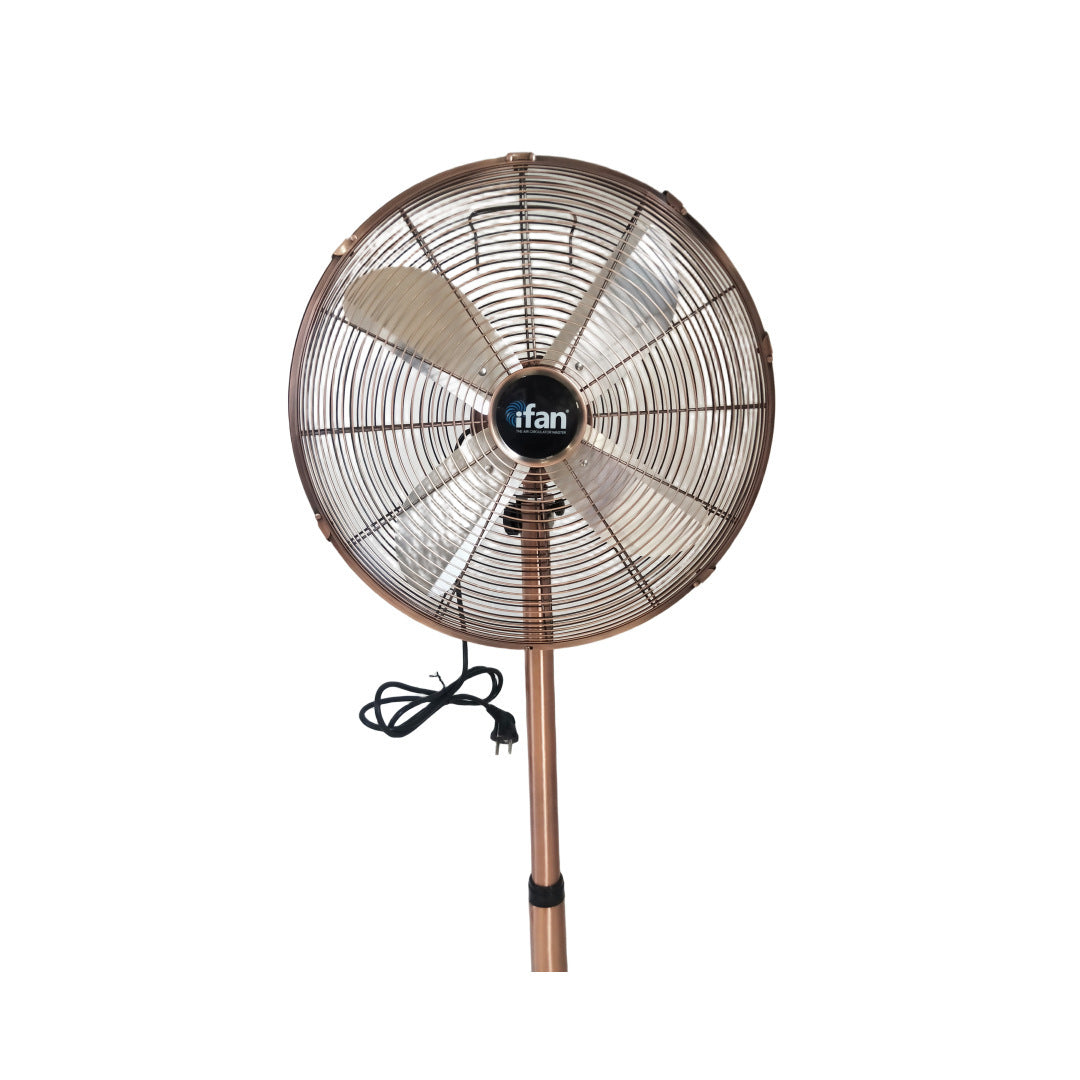 Dame Retro-stående vifte med justerbar neigingsvinkel og autonomt ventilasjonssystem Skanto