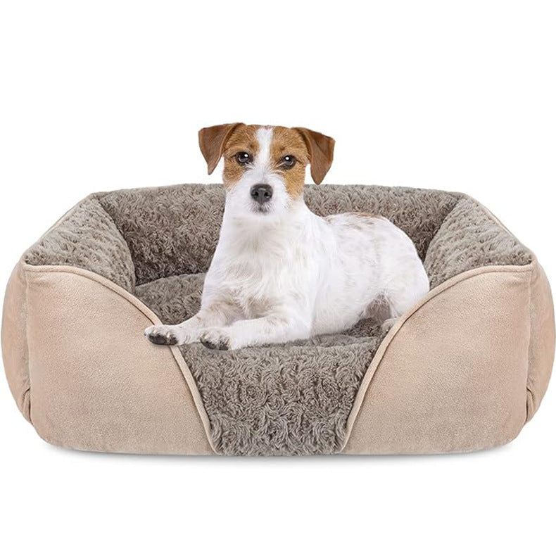 Ortopedisk Plysj Sofa Hundeseng