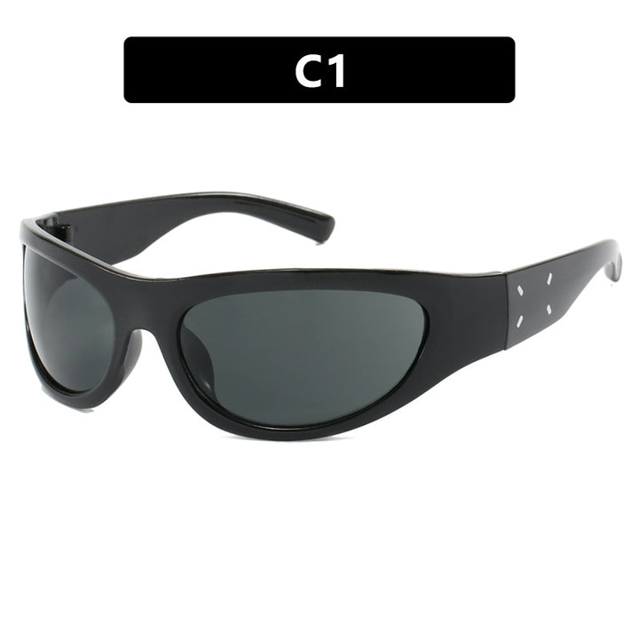 Dame sports solbrille med ergonomisk design og omfattende UV-beskyttelse Skanto