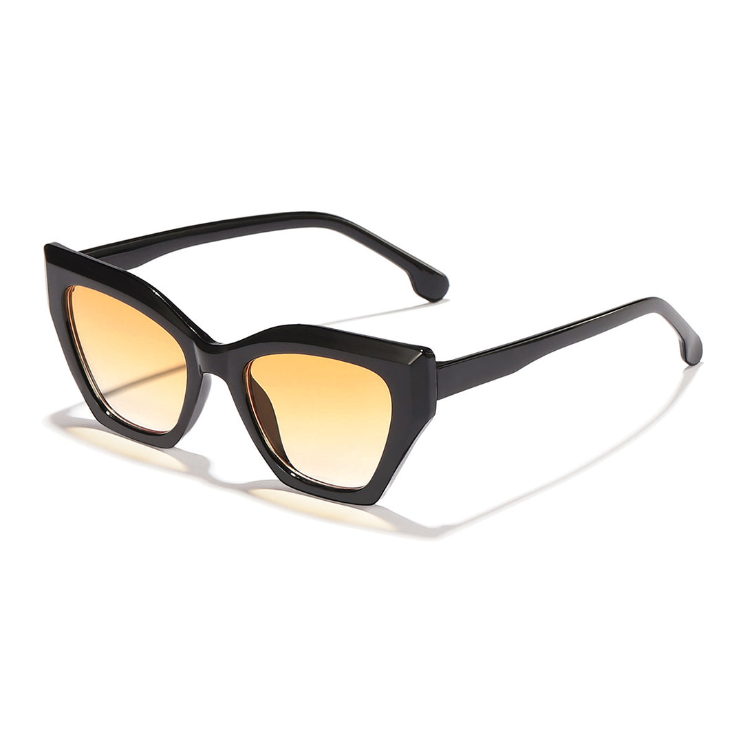 Dame moteriktige solbriller med elegant Cat-Eye-design og slitesterk ramme Skanto