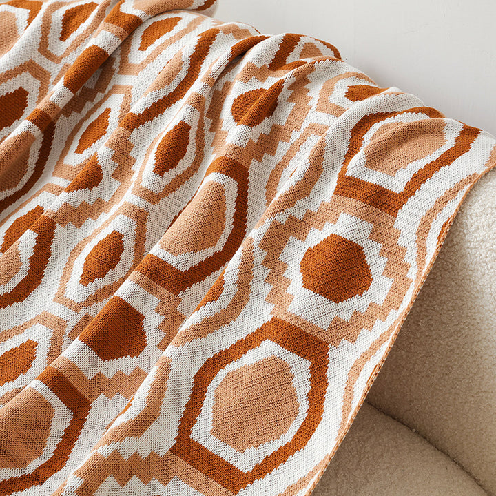 Kvinnes dekorative sengeteppe laget av høykvalitets mikrofiber med unikt design Skanto