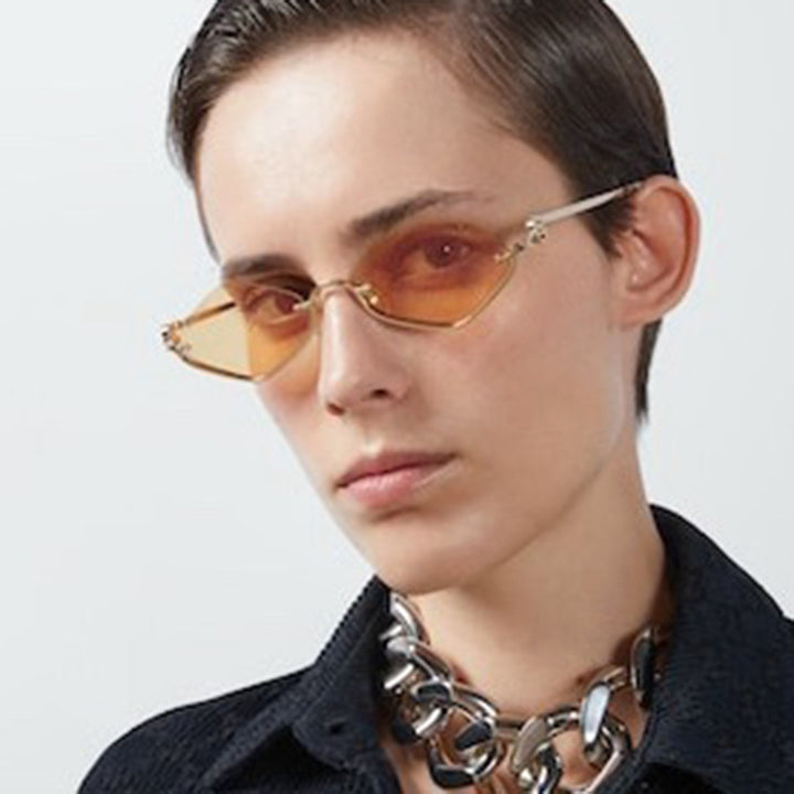 Dame moteriktig solbrille Skanto