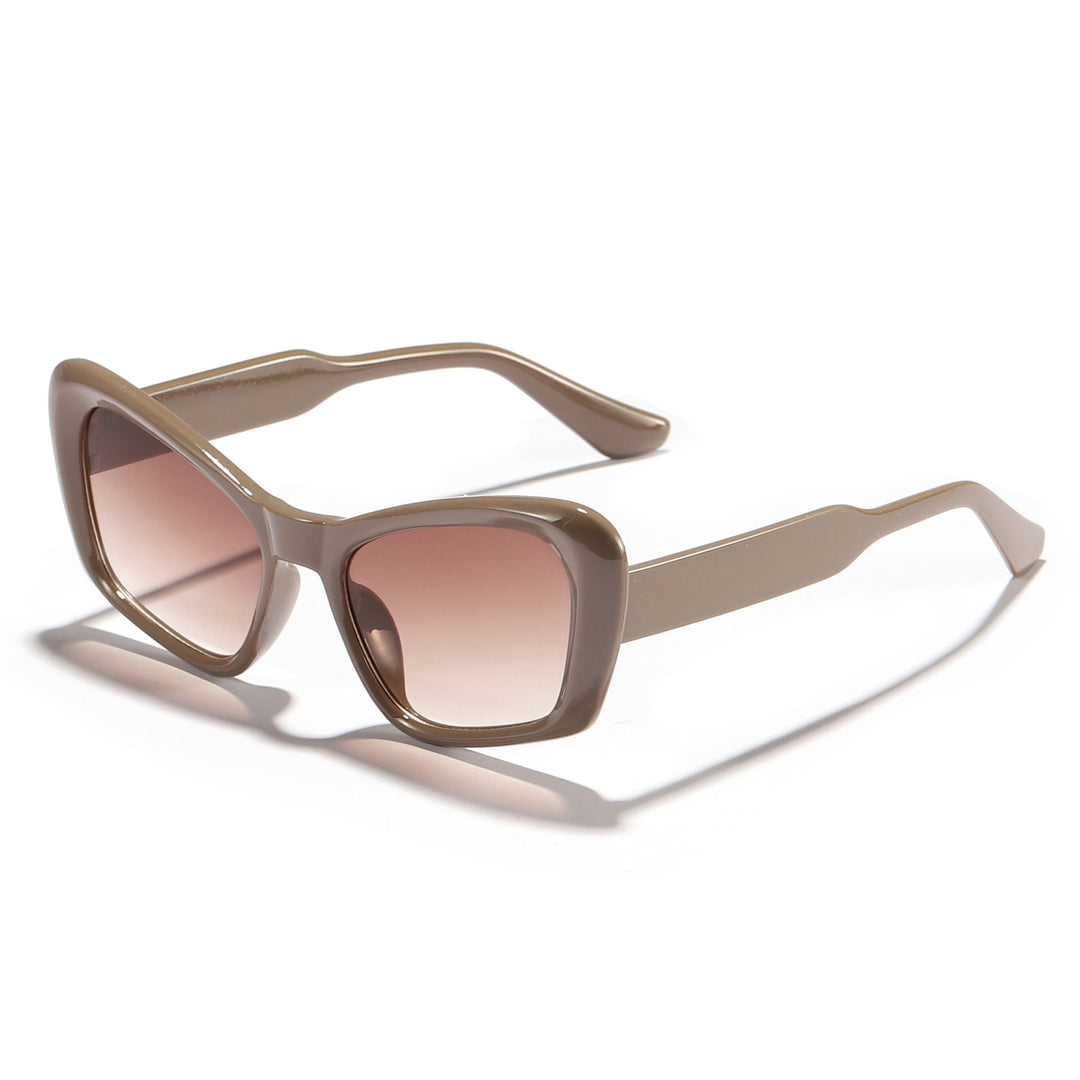 Dame designer solbrille i den gjenkjennelige retro-stilen Skanto