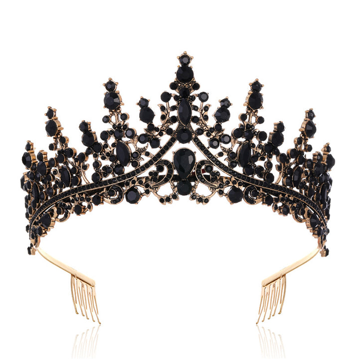 Dame Strass Tiara med glitrende edelstener Skanto