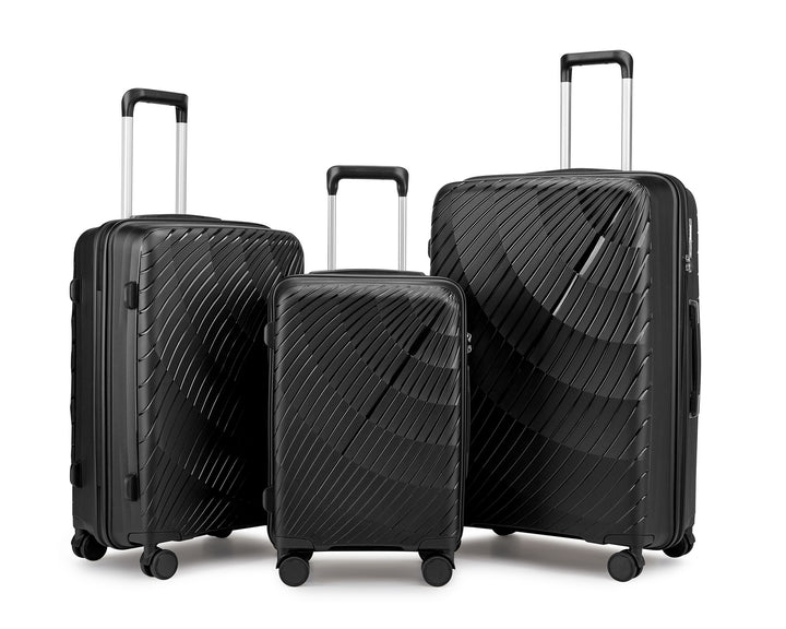 Unisex Premium Teksturert Hard Shell Kofferset Skanto