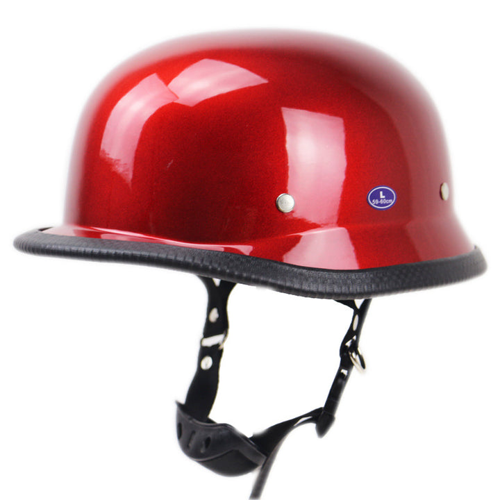 Vintage-Style Åpen-Face Motorsykkelhjelm Skanto
