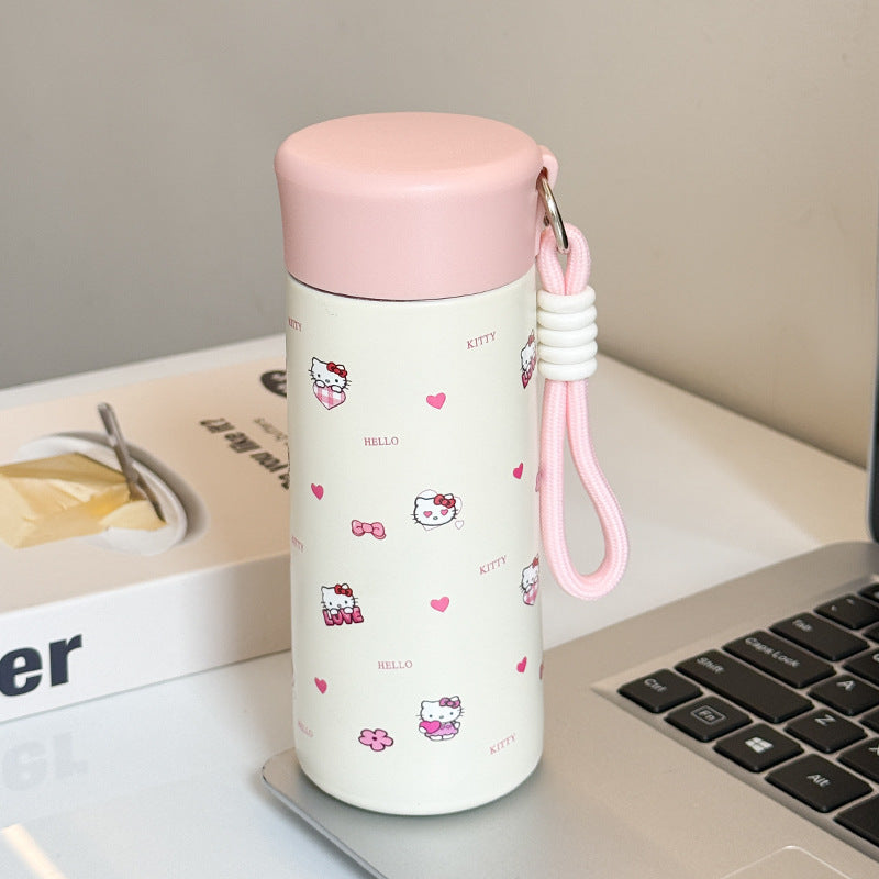 Damen Isoliertrinkflasche mit praktischem Trageband und verspieltem Design Skanto