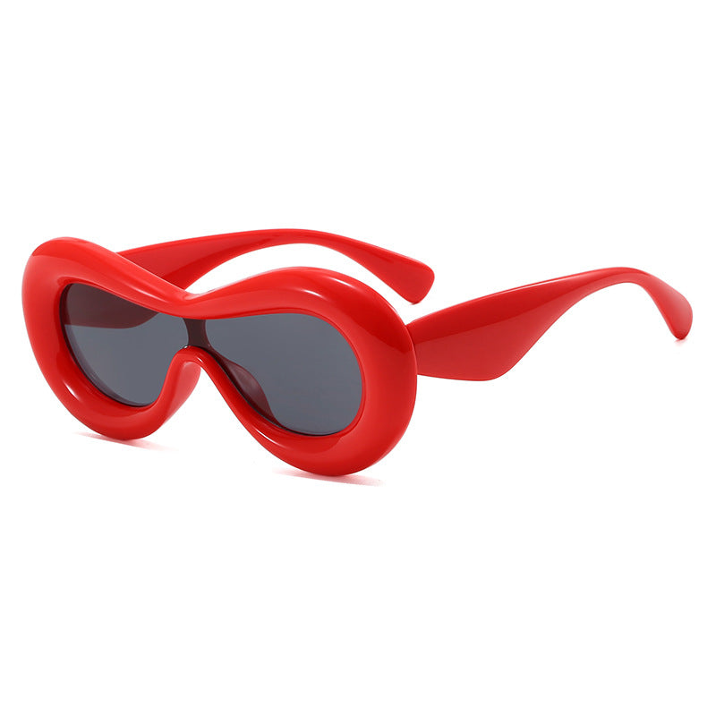 Dame futuristisk design-solbrille Skanto