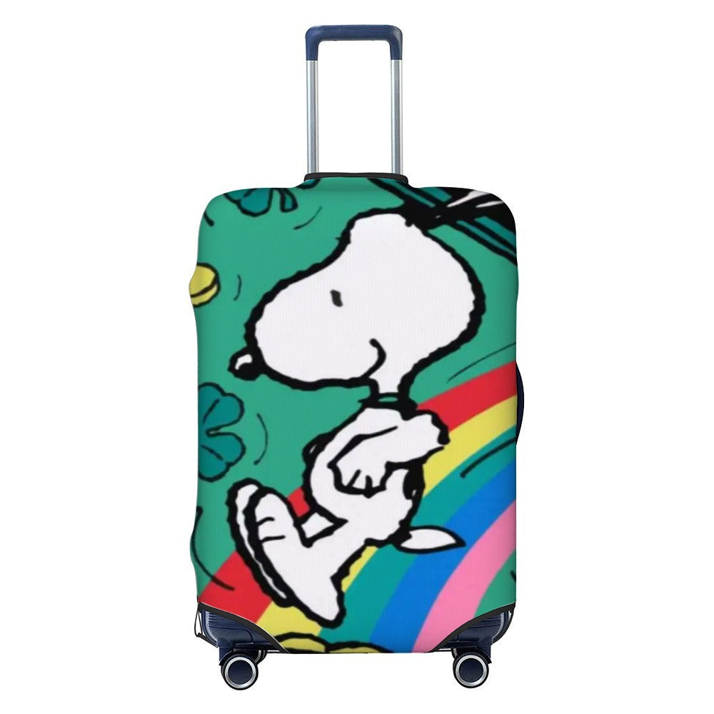 Unisex nan elastisk koffertrekk med Snoopy tegneseriemotiv, strekkbart beskyttende trekk for trolley med fire hjul Skanto