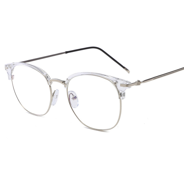 Damer moteriktig cat-eye brille med filigran metallramme Skanto