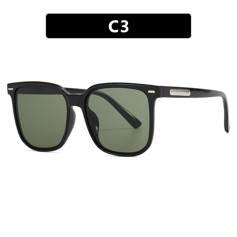 Dame firkantet solbrille med robust ramme og polarisert glass Skanto