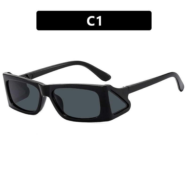 Damer ekstravagante solbrille i geometrisk design Skanto