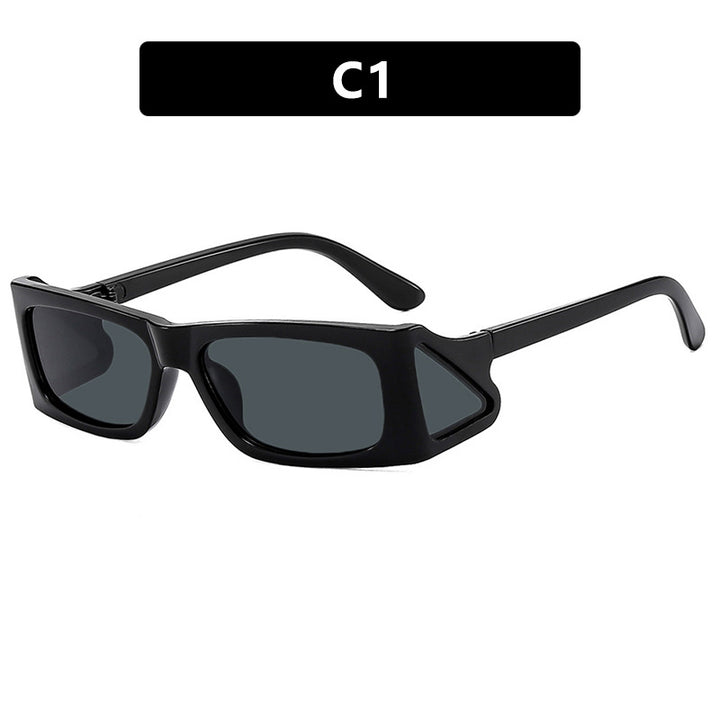 Damer ekstravagante solbrille i geometrisk design Skanto