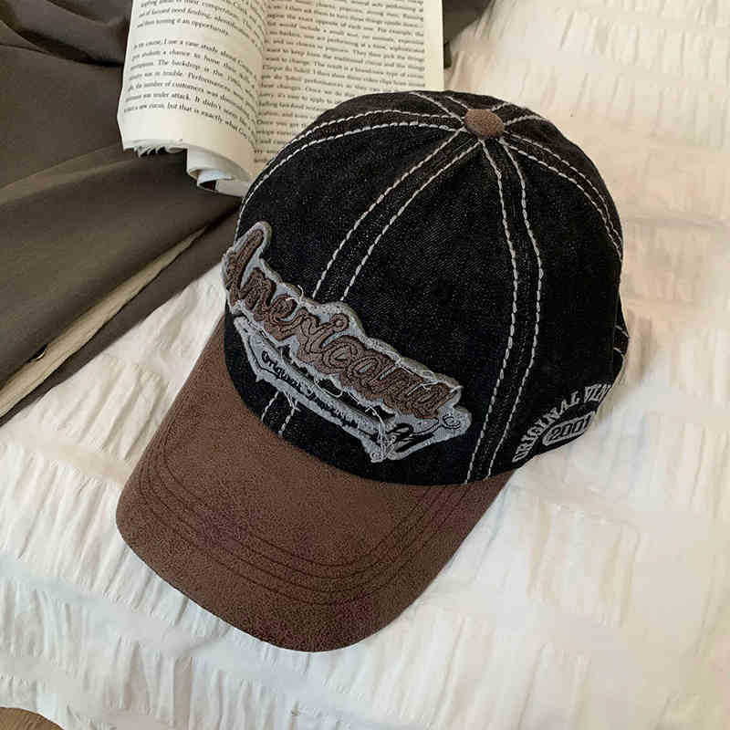 Herre Vintage Denim Baseball Cap Skanto