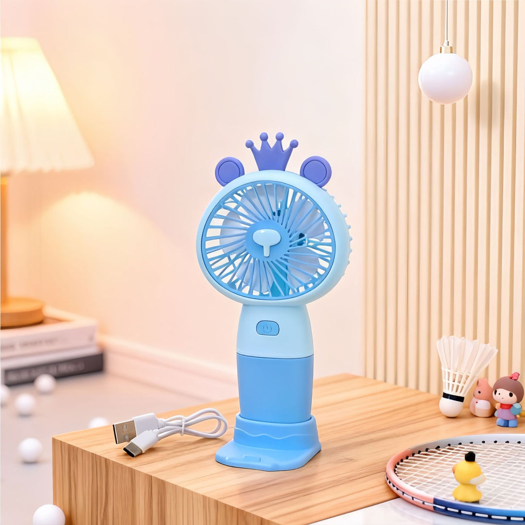 Damer Bærbar Dyre Mini-Ventilator med USB-tilkobling Skanto