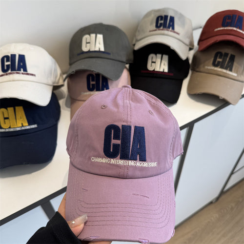 Men's Distressed Motivational Baseball Cap Skanto