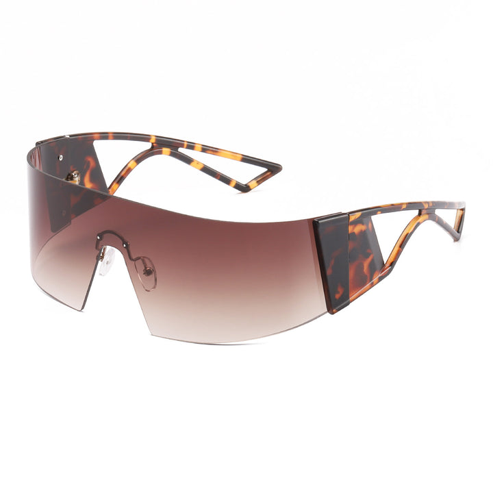 Dame sporty solbriller i futuristisk design Skanto