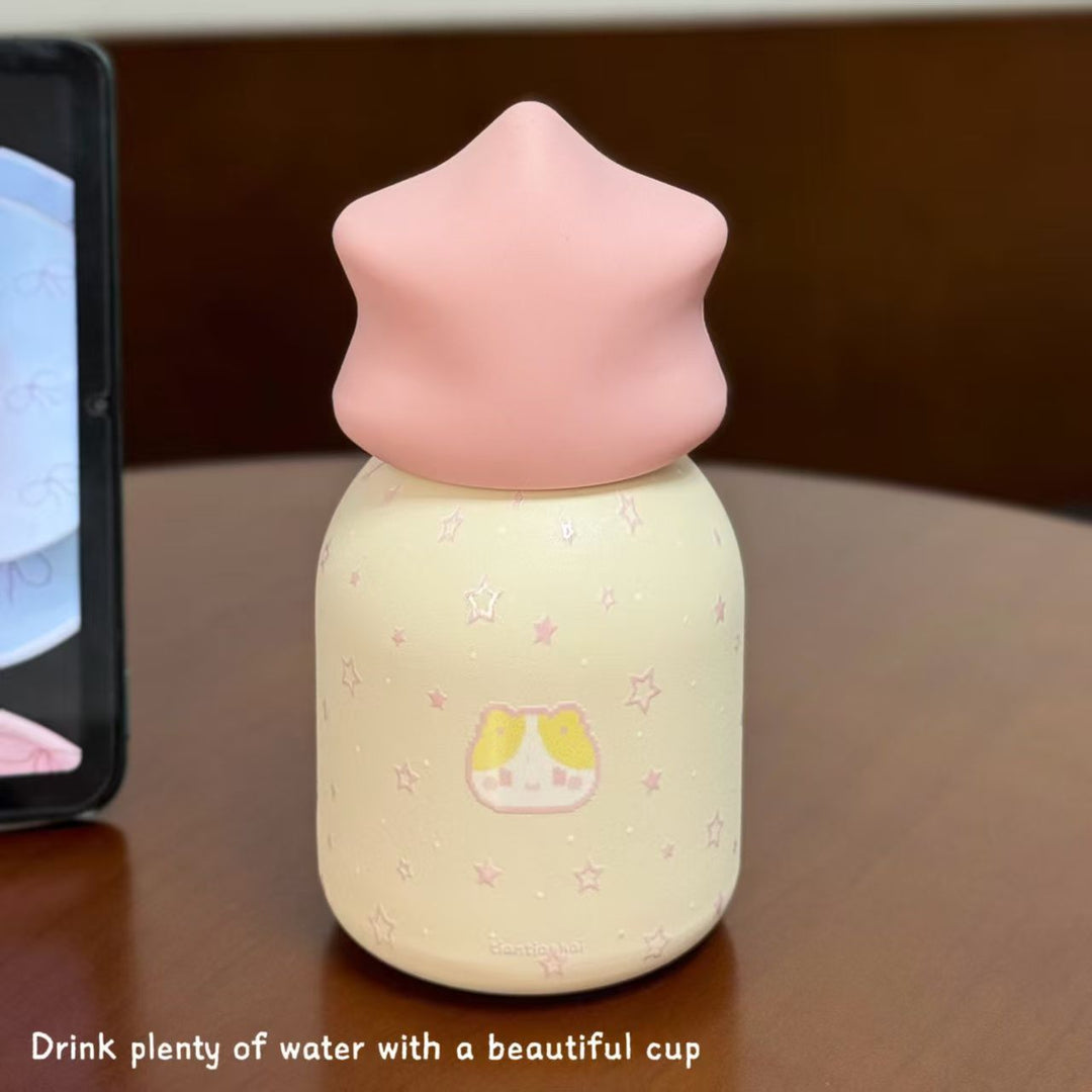 Damen Isoliertrinkflasche mit kreativem Sternverschluss Skanto