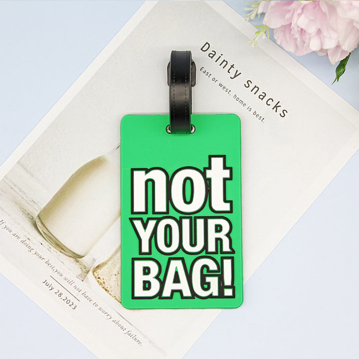 Unisex Bagasjelapp med humoristisk design Skanto