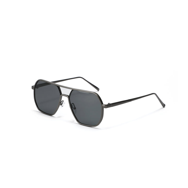 Dame moteriktig solbrille med elegant polygonal ramme Skanto