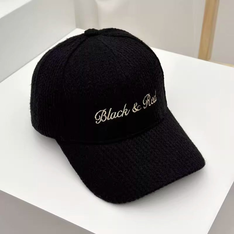Kvinne Brodert Casual Strikket Baseball Caps Skanto