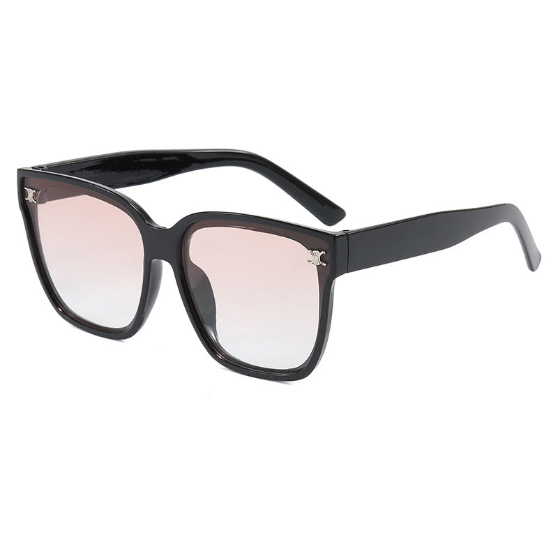 Dame moteriktig oversized solbrille med rhombiske glass Skanto