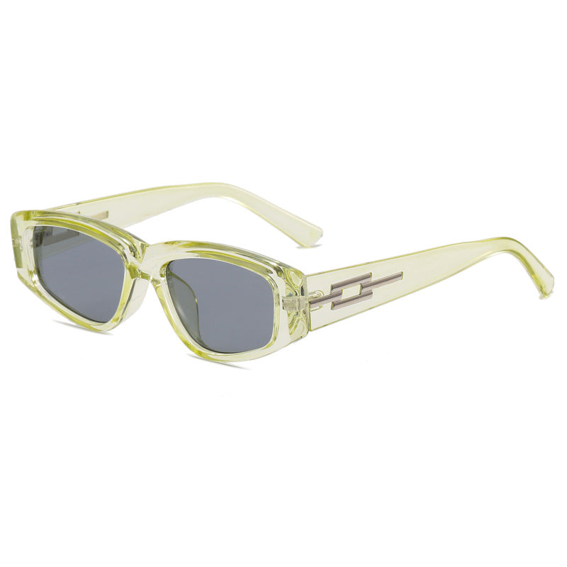 Dame fashion solbrille med elegant rammedekor Skanto