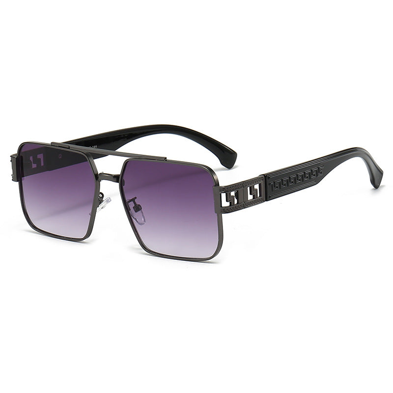 Dame kvadratisk solbrille med ergonomisk ramme og UV-beskyttelse Skanto