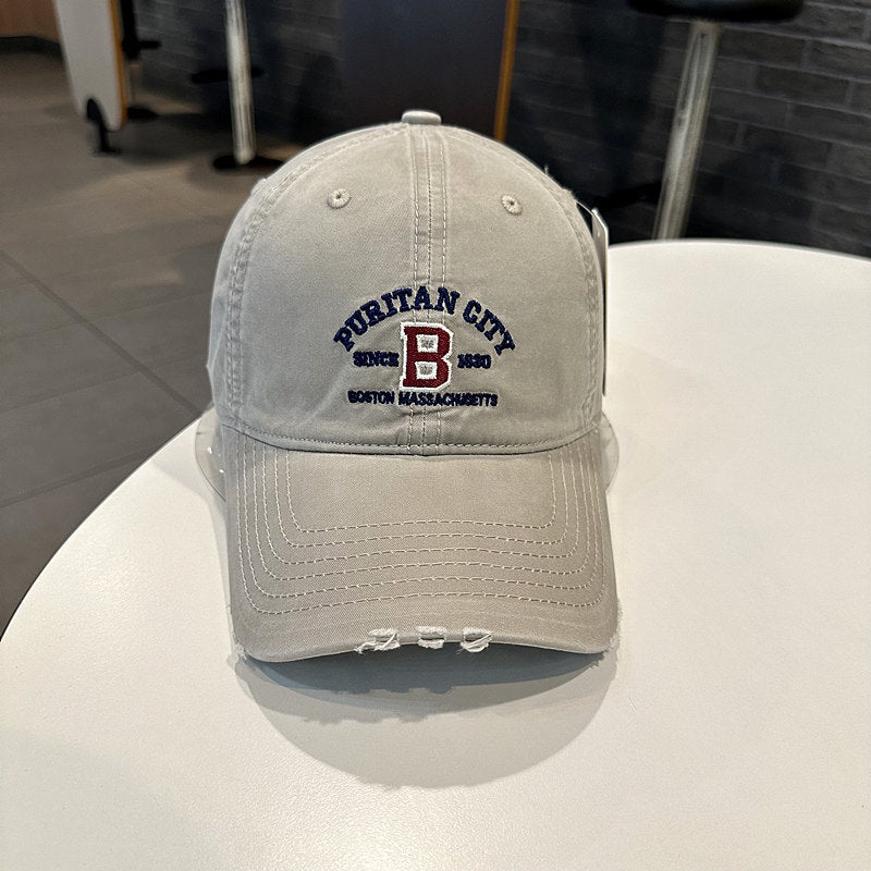 Herre Vintage-inspirert Brodert Baseball Caps Skanto