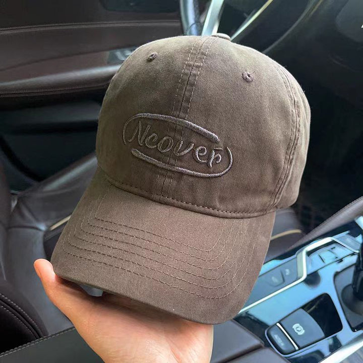 Kvinne Casual Brodert Bomull Baseball Cap Skanto 1784083816
