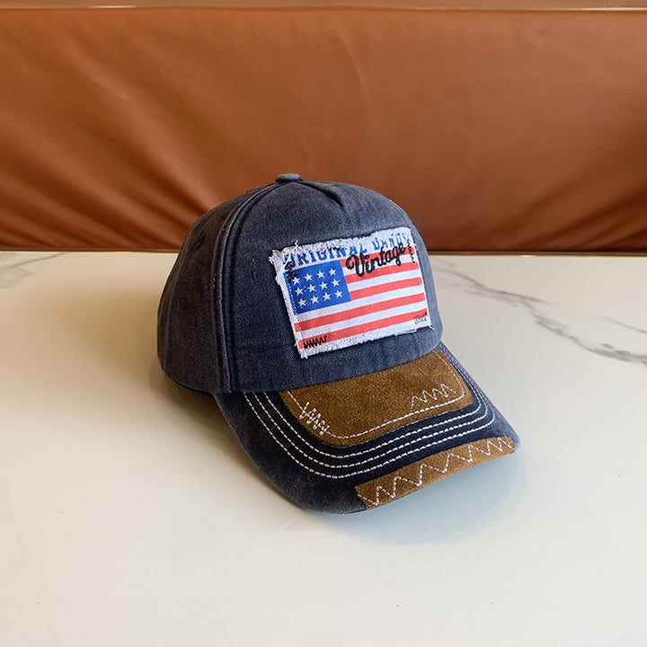 Kvinne Vintage-inspirert slitt baseball cap Skanto