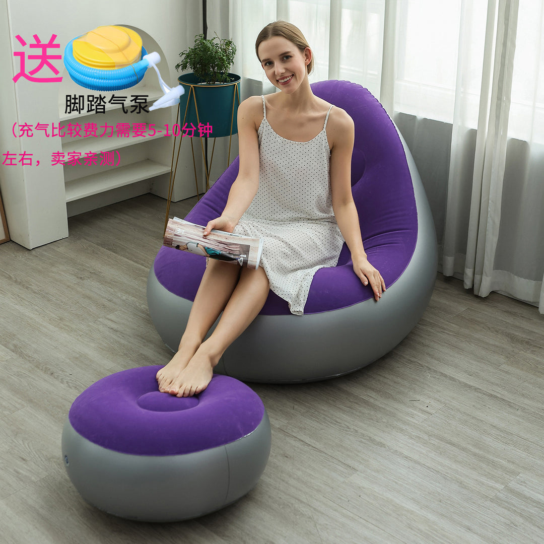 Kvinnenes oppblåsbare komfortsofa med ergonomisk ryggstøtte Skanto