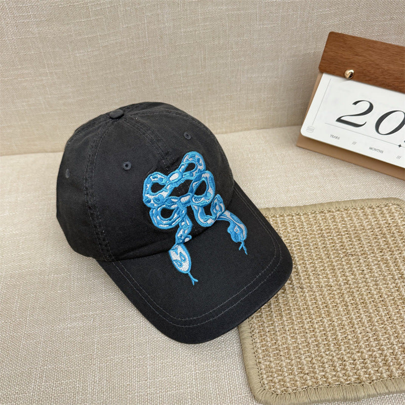 Damebroidered grafisk baseball caps Skanto