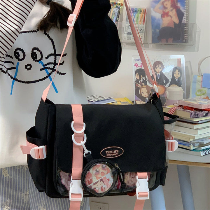 Klassisk Messenger Bag Skole Rygsekk