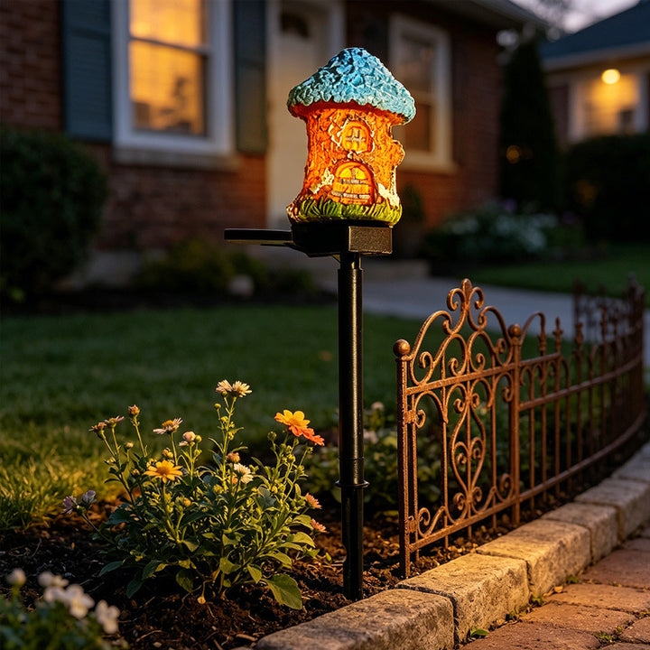 Velkommen Fuglehus Solbane Stikklampe Med Skumringssensor Skanto