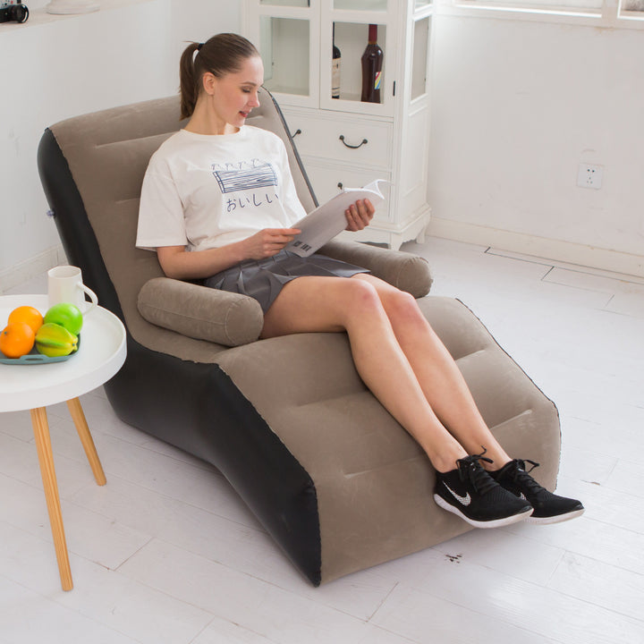 Kvinnenes oppblåsbare komfortsofa med ergonomisk ryggstøtte Skanto