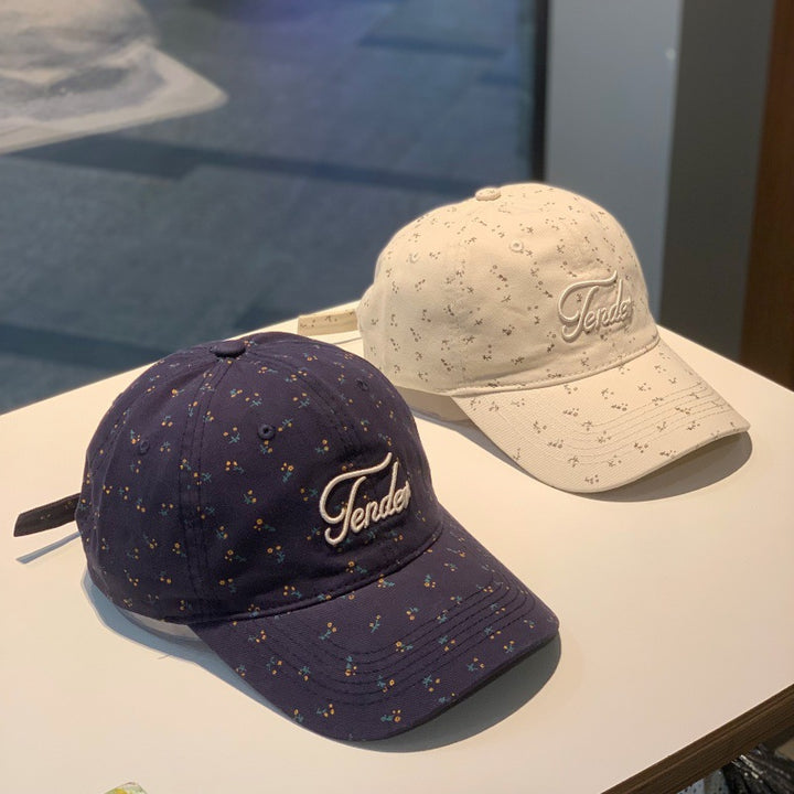 Kvinners Broderte Uformelle Grafiske Baseball Cap Skanto