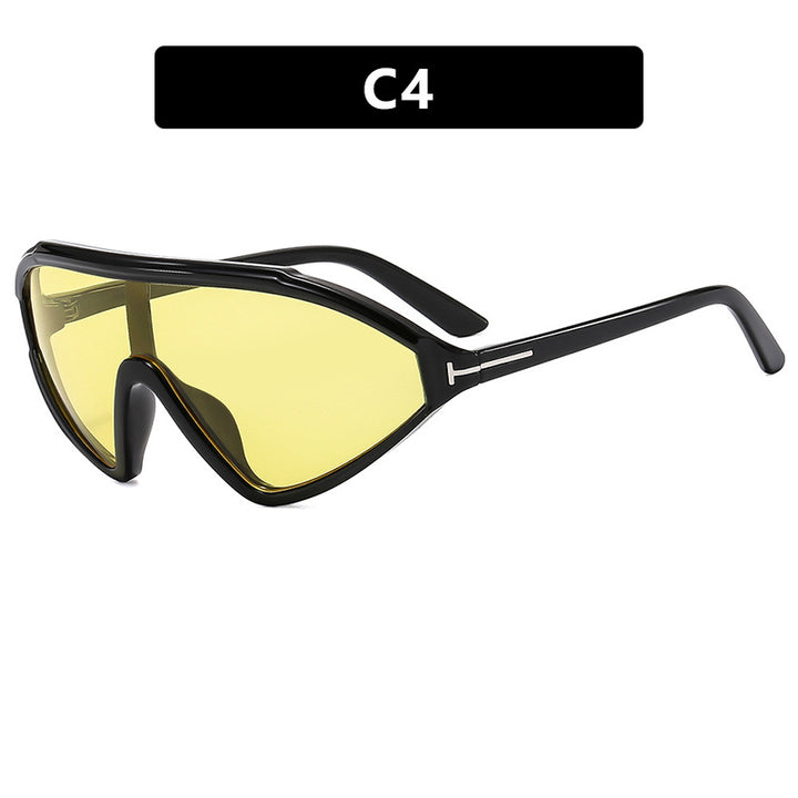 Dame sport solbrille med aerodynamisk design og UV-beskyttelse Skanto