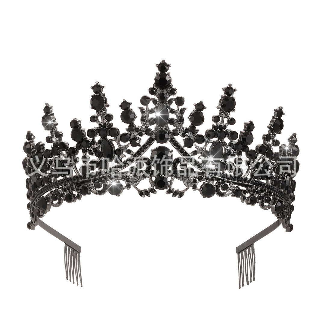 Dame Strass Tiara med glitrende edelstener Skanto