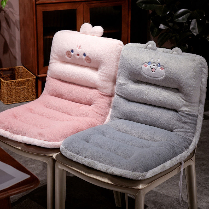 Plush sittepute med dyremønster Skanto