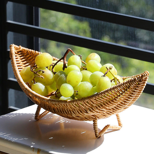 Unisex Uvanlig Rattan Fruktskål Skanto