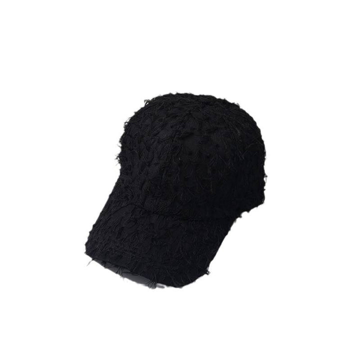 Kvinnebrodert teksturert baseballcap Skanto