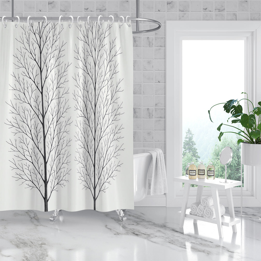 Kunstnerisk Tre Design Dusjforheng Skanto
