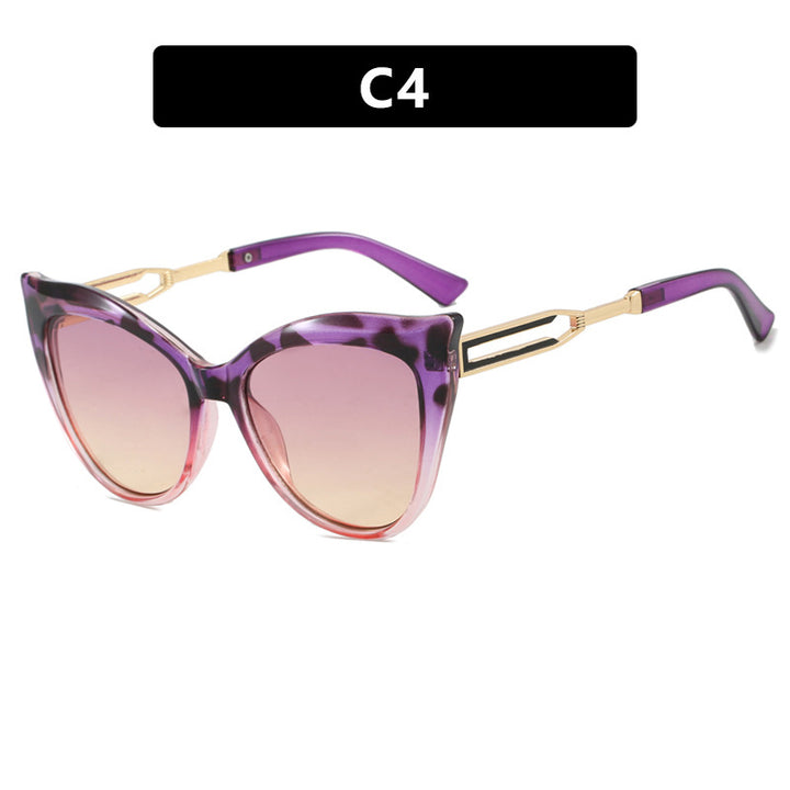 Dame cat-eye briller med elegant metallramme Skanto