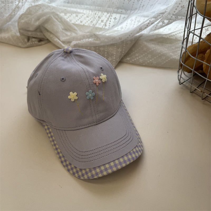 Kvinnebrodert blomstret baseballcap Skanto 1783922357