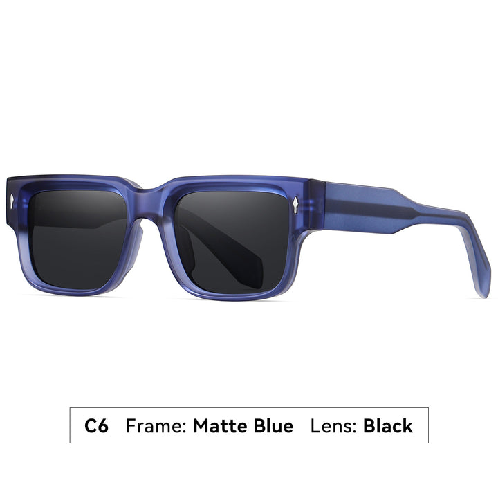 Dame solbrille i moderne, kantet design Skanto