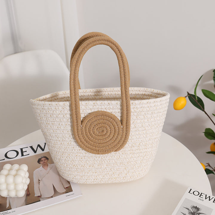 Dekorativ naturfiber veske Skanto