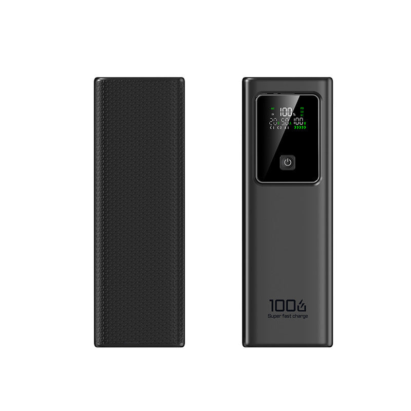 Høyytelses powerbank med innebygd LCD-skjerm og hurtigladingsfunksjon Skanto